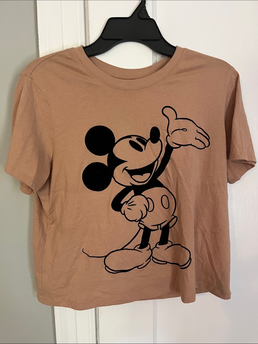 Disney Mickey Mouse Graphic Tee - Tan & Black